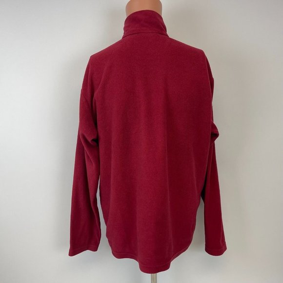 Patagonia Synchilla  Lighweight Quarter Zip Fleece Sweatshirt Red Size L - Picture 3 of 5